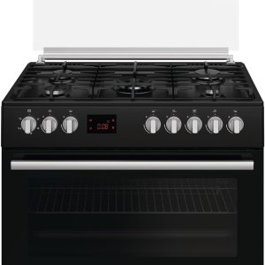 GORENJE Cooker 90Cm Wide 5 Gas Burners Black