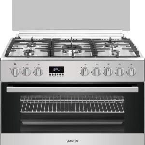 GORENJE Cooker 90Cm Wide 5 Gas Burners White