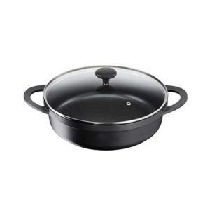 Tefal Trattoria – Shallow pot 28cm + Glass lid