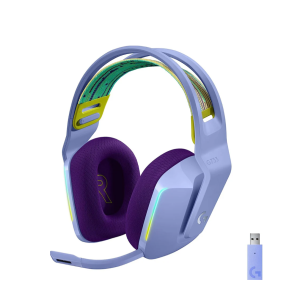 Logitech Lightspeed Wireless RGB Gaming Headset 981-000890 – Lilac
