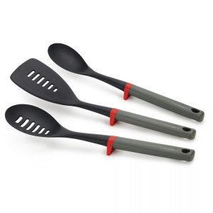 Joseph Joseph Duo 3 piece utensil set with integrated tool rests