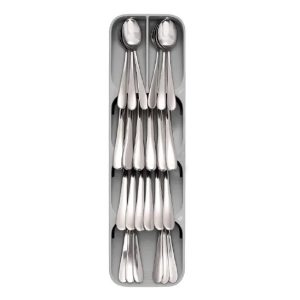 Joseph Joseph DrawerStore Compact Cutlery Organizer Kitchen Drawer Tray, Small – Gray